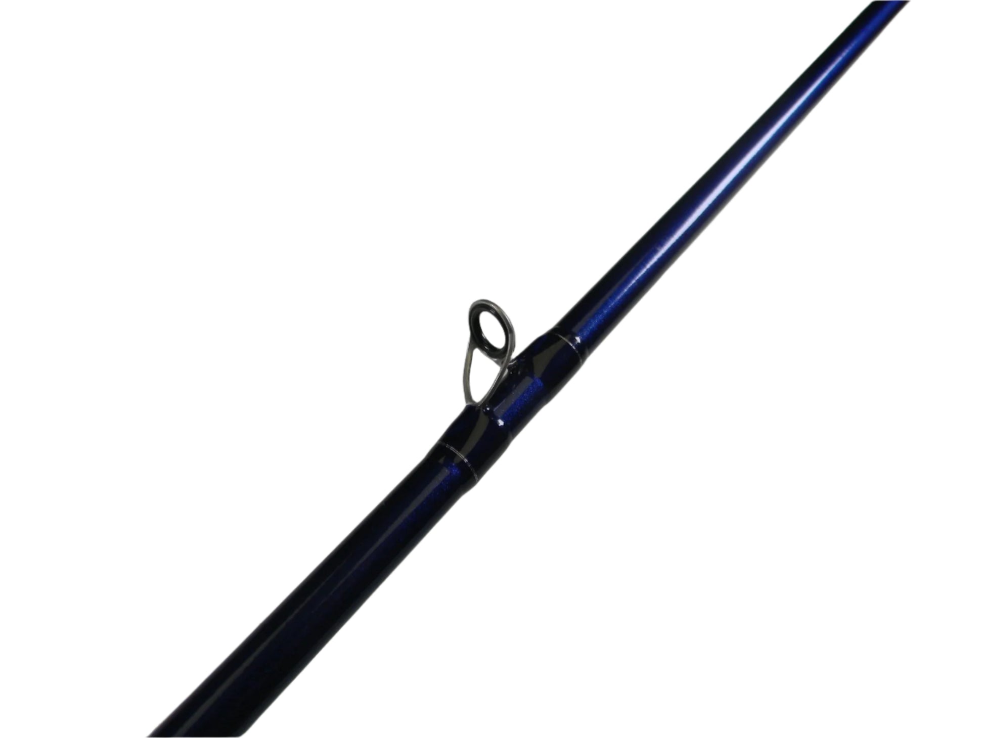 A close-up of the St. Croix Legend Tournament LBC71MHXF 7'1" Medium Heavy Used Casting Rod in excellent condition, showing part of the rod and a single guide ring—ideal for our Rod and Reel Trade-In Program.
