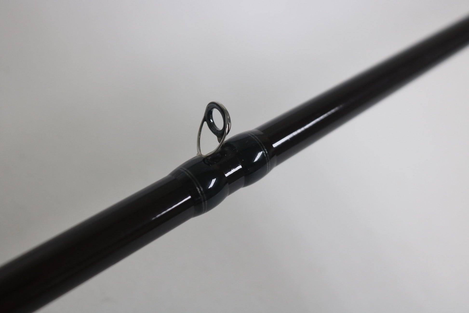 Close-up of the Legit Design Wild Side WSC-G66ML 6'6" Medium Light Used Casting Rod in good condition, featuring a single metal guide ring—ideal for anglers seeking quality used gear or trade-in options for store credit.