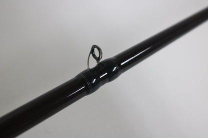 Close-up of the Legit Design Wild Side WSC-G66ML 6'6" Medium Light Used Casting Rod in good condition, featuring a single metal guide ring—ideal for anglers seeking quality used gear or trade-in options for store credit.
