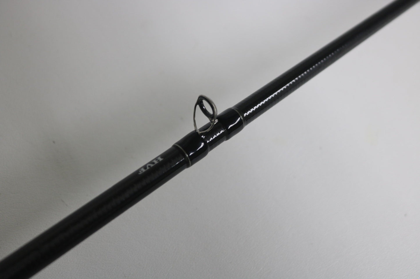 Close-up of a Daiwa BLX BLXLG741MHRB 7'4" Medium Heavy used casting rod in excellent condition—ideal for evaluating pre-owned gear or for participants in the Rod and Reel Trade-In Program.