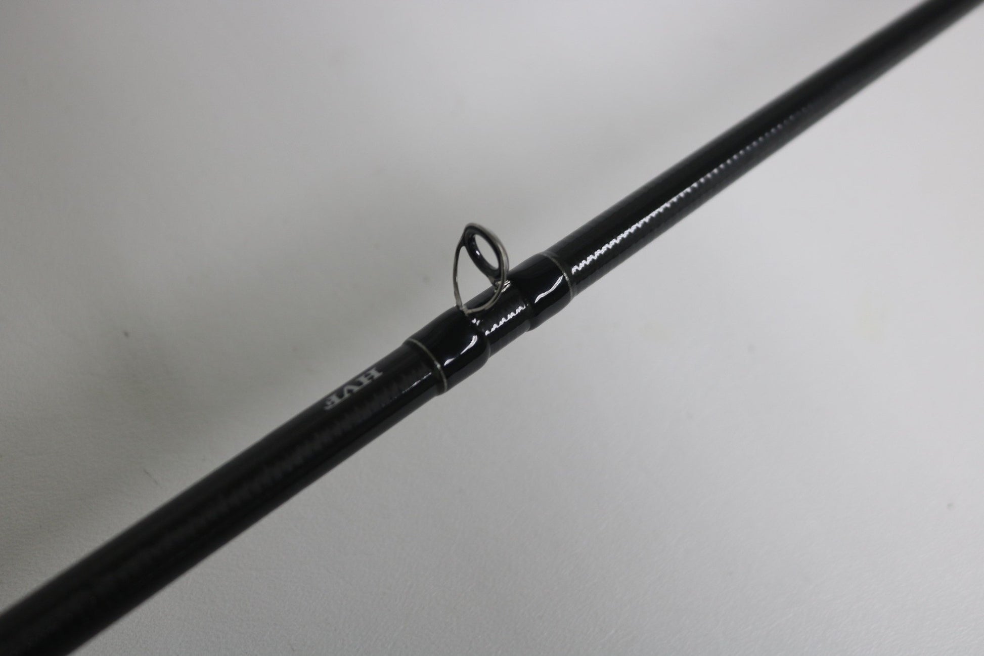 Close-up of a Daiwa BLX BLXLG741MHRB 7'4" Medium Heavy used casting rod in excellent condition—ideal for evaluating pre-owned gear or for participants in the Rod and Reel Trade-In Program.