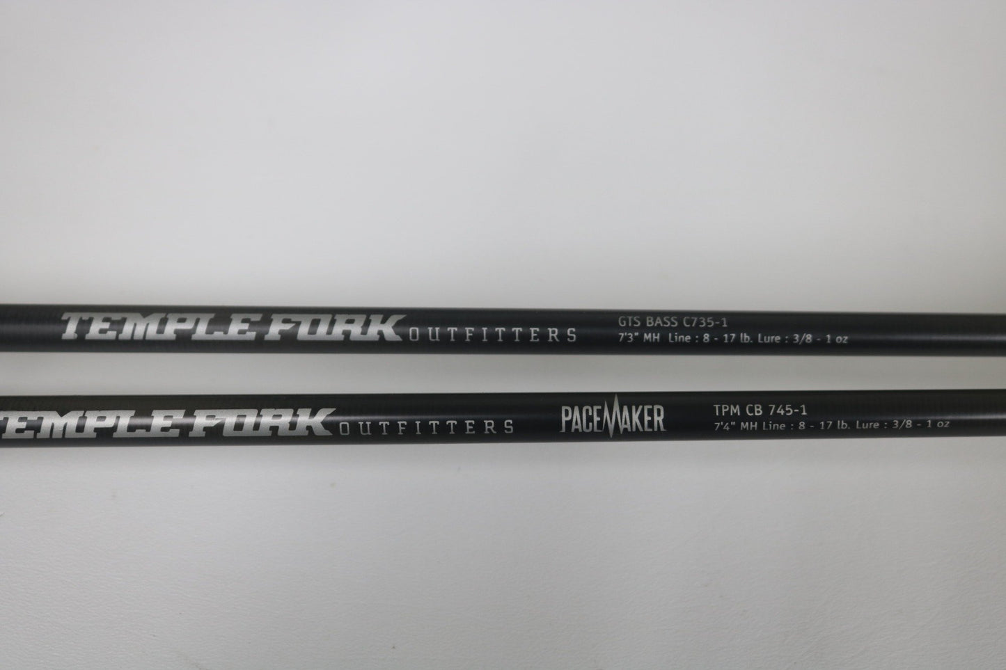 Trade in old gear for store credit! Featured: Temple Fork GTS Bass C735-1 and TPM CB 745-1 Casting Rods—used, good condition. Part of our Rod and Reel Trade-In Program.