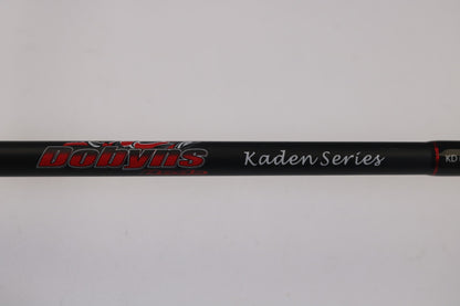 Close-up of a Dobyns Kaden KD6104CB 6'10" Medium Crankbait Used Casting Rod in Very Good Condition—great for anglers seeking quality used gear or store credit with our Rod and Reel Trade-In Program.