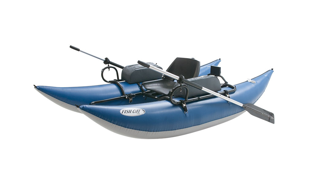Outcast Sporting Gear Fish Cat 9-IR Inflatable Pontoon Boat Blue - American  Legacy Fishing, G Loomis Superstore