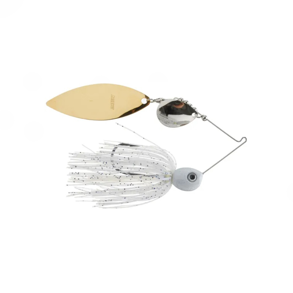 Accent Jacob Wheeler Ol Big Spinnerbait 1oz. Blue Glimmer Colorado Willow  Silver/Gold