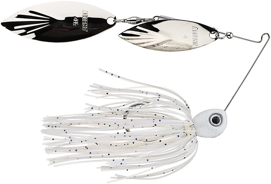 Accent River Special Spinnerbait 3/4oz. Blue Glimmer Double Willow  Nickel/Nickel | RSB-340616