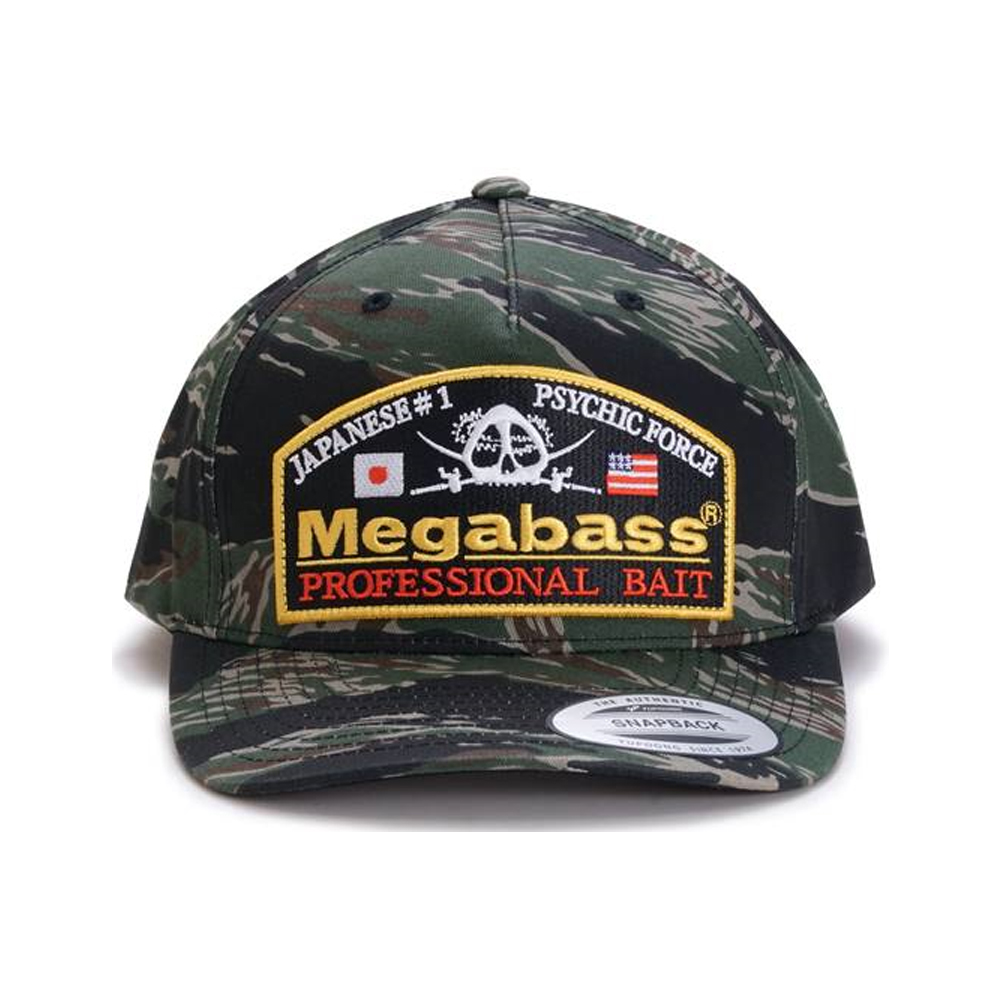 Megabass Camo Throwback Snapback Hat