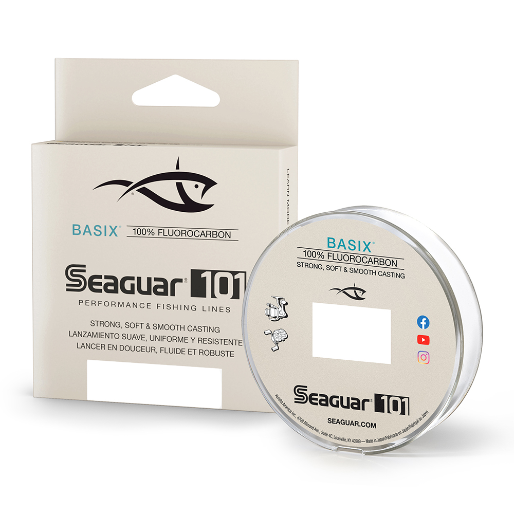 Seaguar BasiX Fluorocarbon Line 6lb 200yd  06BSX200 - American Legacy  Fishing, G Loomis Superstore
