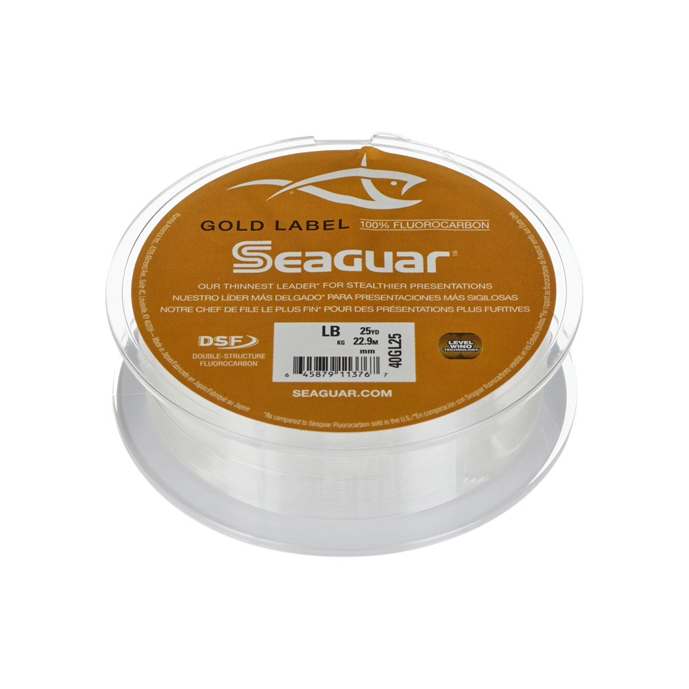Seaguar Gold Label Fluorocarbon Leader 25yd - American Legacy Fishing, G  Loomis Superstore