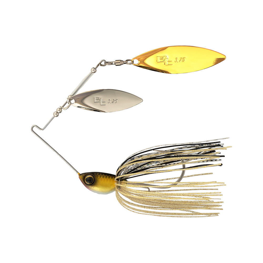 Shimano Swagy Strong Spinnerbait Double Willow 3/8oz. Black Gold
