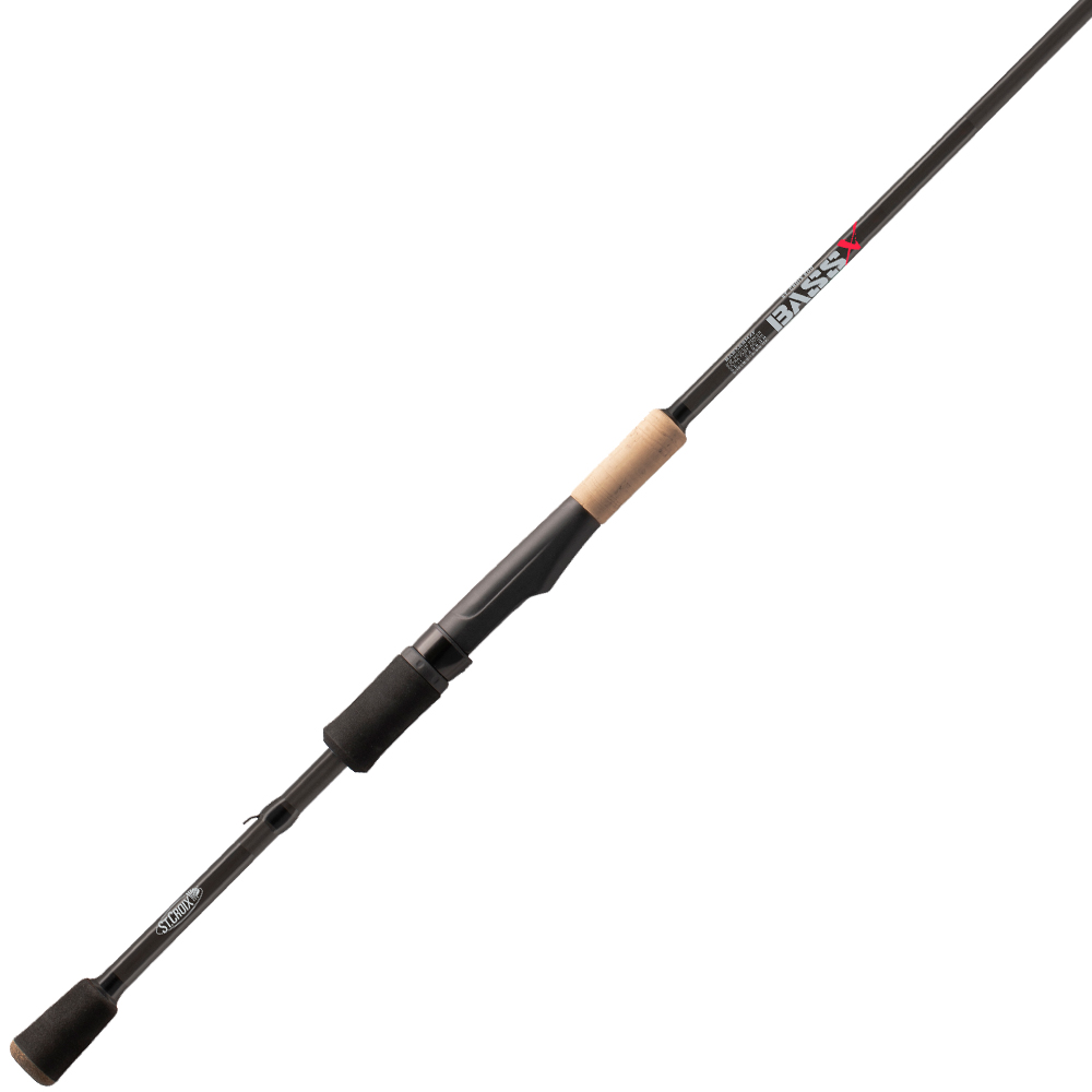 St. Croix Bass X Spinning Rods 6'8 Medium | BASX68MXF