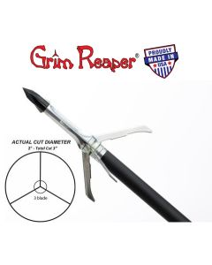 Grim Reaper Razortip Whitetail Special Mechanical Broadhead 100GR 2" 3-Blade 3Pk | 1924