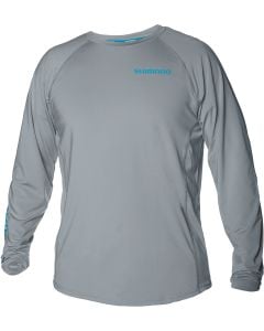 Shimano Castor Technical Long Sleeve T-Shirt Gray Large