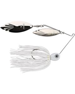 Accent River Special Spinnerbait 1/2oz. White Double Willow Nickel/Nickel | RSB-120606