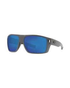 Costa Del Mar Diego Matte Gray Sunglasses with Blue Mirror 580G Lens | DGO 98 OBMGLP