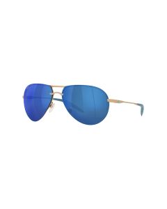 Costa Del Mar Helo Sunglasses Matte Champagne Blue Mirror