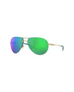 Costa Del Mar Helo Sunglasses Matte Champagne Green Mirror