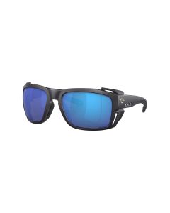 Costa Del Mar King Tide 8 Sunglasses Black Pearl with Blue Mirror