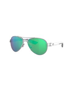 Costa Del Mar Loreto Sunglasses Palladium with Green Mirror