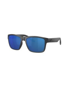Costa Del Mar Paunch Sunglasses Matte Smoke Crystal with Blue Mirror