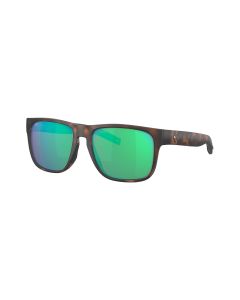 Costa Del Mar Spearo Sunglasses Matte Tortoise with Green Mirror