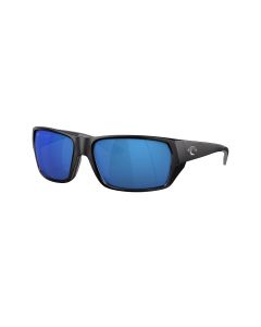Costa Del Mar Tailfin Sunglasses Matte Black with Blue Mirror