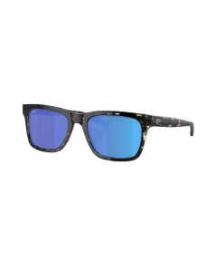Costa Del Mar Tybee Sunglasses Shiny Black Kelp with Blue Mirror