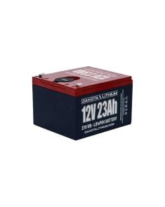 Dakota Lithium 12V 23AH Battery Dual USB Ports & Voltmeter