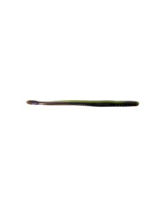 Roboworm Fat Straight Tail Worm 4.5" Aaron's Magic Red and Black Flake | SK-829Y