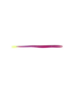 Roboworm Fat Straight Tail Worm 4.5" Morning Dawn Red Flake Chartreuse Tail | SK-HK3K