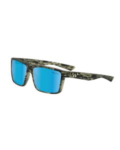 WaterLand Slaunch Sunglasses BlackWater Frame with Blue Mirror