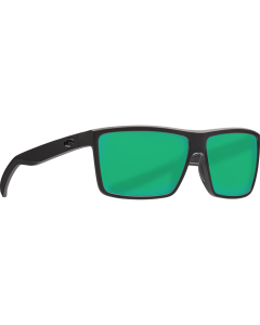 Costa Del Mar Rinconcito Matte Black Sunglasses with Green Mirror