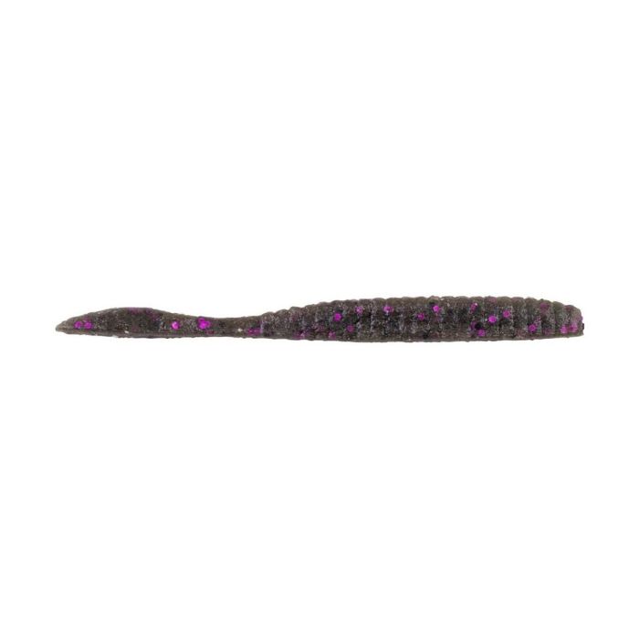 Berkley Powerbait MaxScent Flat Worm 4.25 Smoke Black Purple |  PBMSFW4.25-SBP