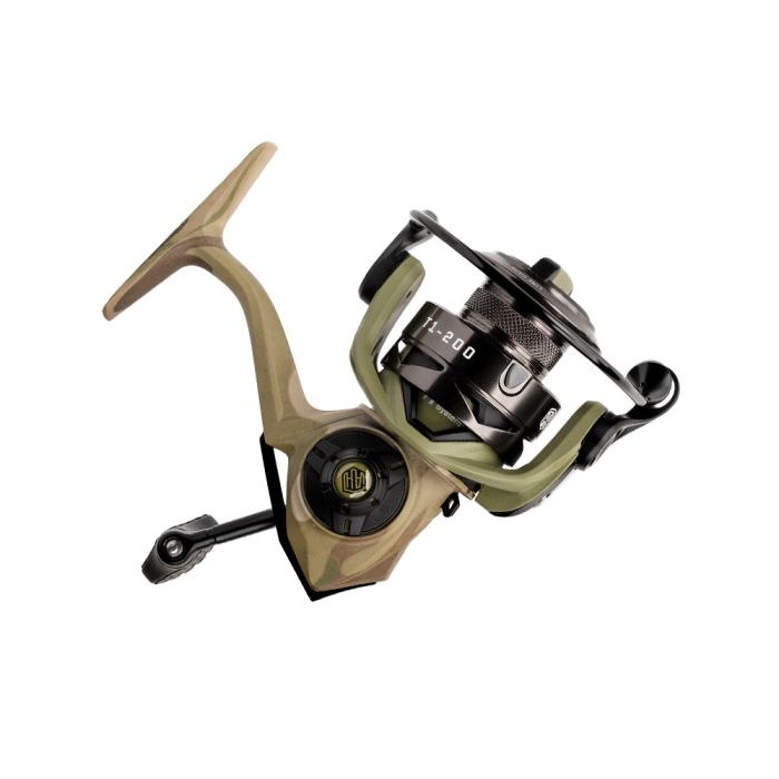  Lew's American Hero Tier 1 Spinning Reel, 10+1 Stainless Steel  Ball Bearings, Size 200, 6.2:1 Gear Ratio, Right or Left-Hand Retrieve,  Multicam : Sports & Outdoors