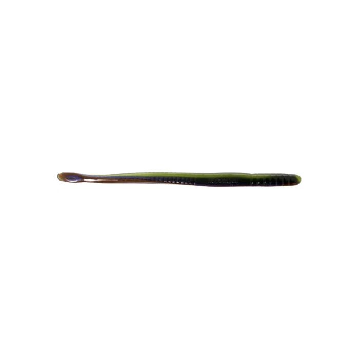 Roboworm Fat Straight Tail Worm 6 Aaron's Magic Red and Black Flake |  SF-829Y