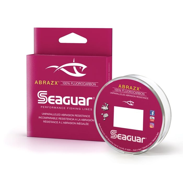 Seaguar AbrazX Fluorocarbon Line 4lb 200yd  04AX200 - American Legacy  Fishing, G Loomis Superstore
