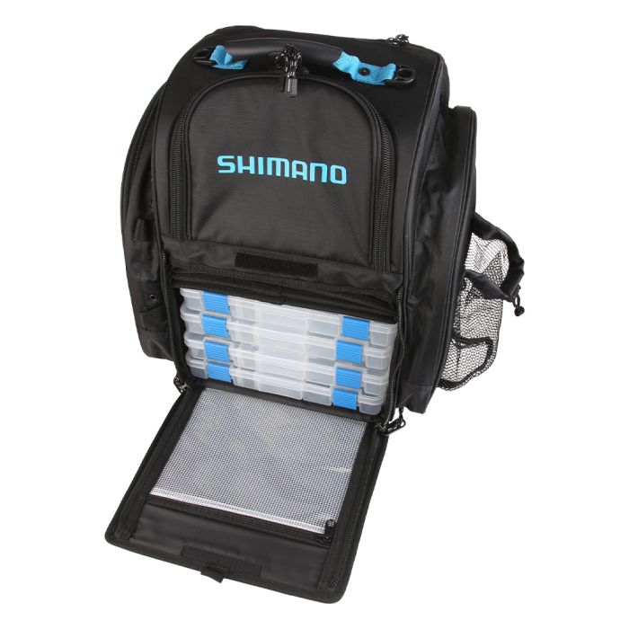 Shimano Blackmoon Backpack Front Load Tackle Backpack - American Legacy  Fishing, G Loomis Superstore