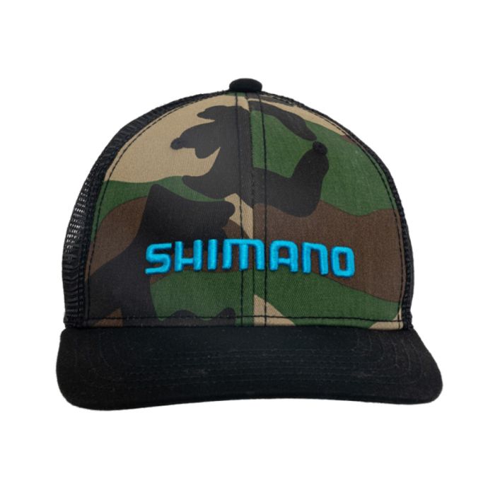 Shimano Camo Trucker Cap | AHATWDCAMOGRN