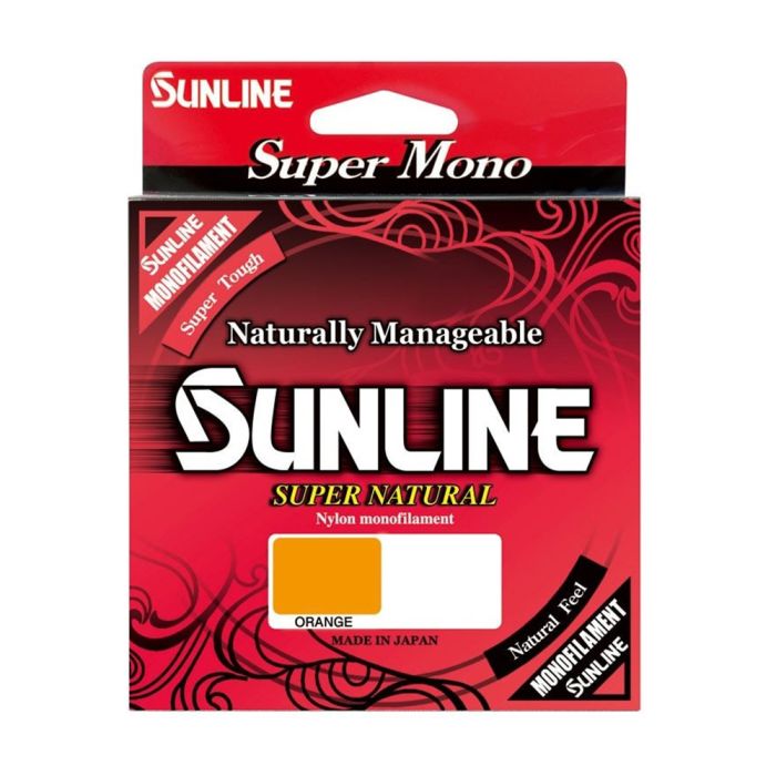 Sunline Super Natural 6 lb x 330 yd Orange  63758728 - American Legacy  Fishing, G Loomis Superstore