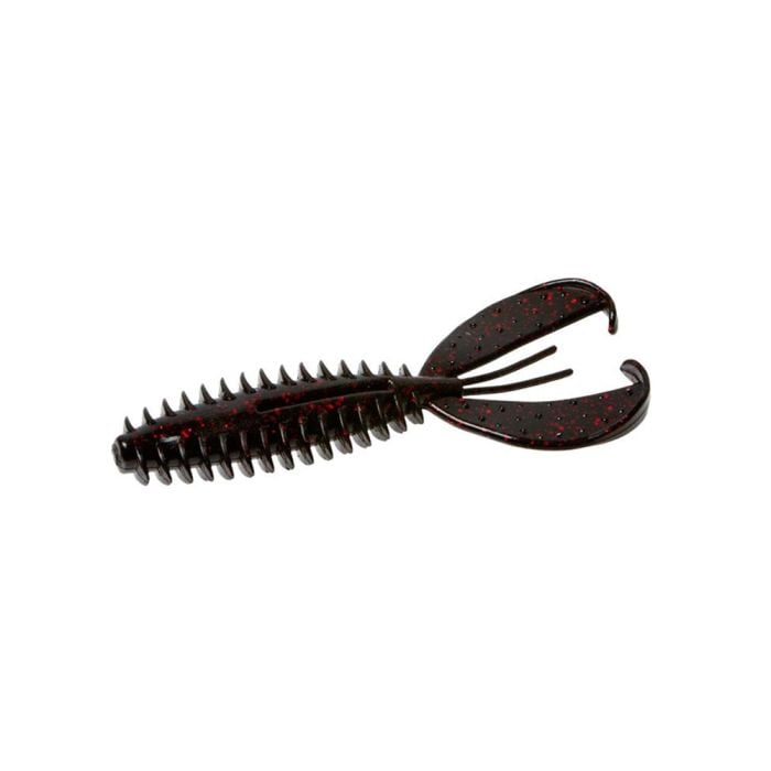 Zoom Z-Craw Jr. Black Red Glitter  130001 - American Legacy Fishing, G  Loomis Superstore