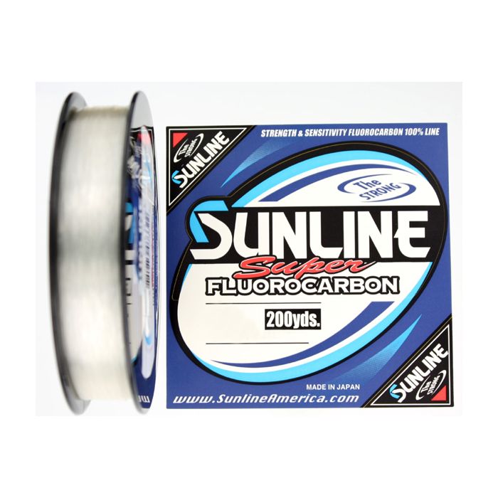 Sunline Super Fluorocarbon 10lb x 200yd Natural Clear - American Legacy  Fishing, G Loomis Superstore