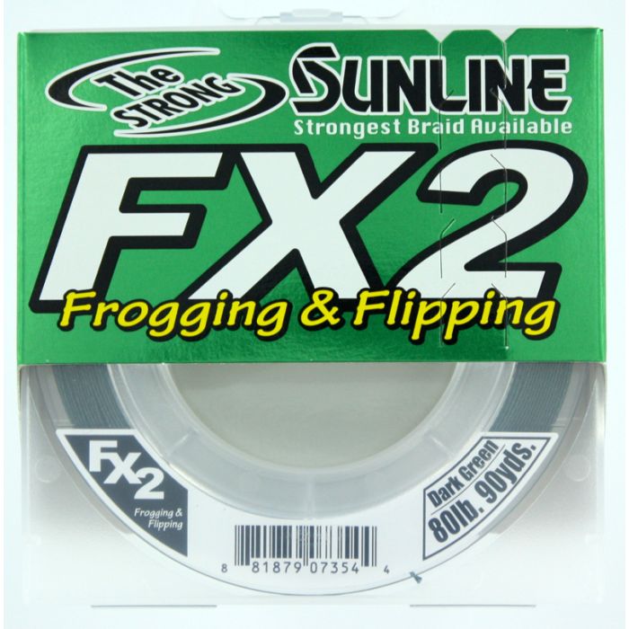 Sunline FX2 Braid 80 lb x 90 yd Dark Green - American Legacy