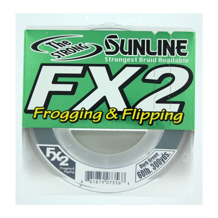 Sunline FX2 Braid 60 lb x 300 yd Dark Green - American Legacy