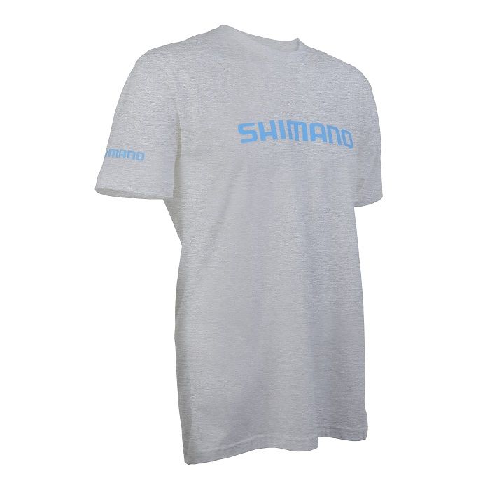 Shimano Ringspun Short Sleeve T-Shirt Grey Medium | ATEERSSSMGY