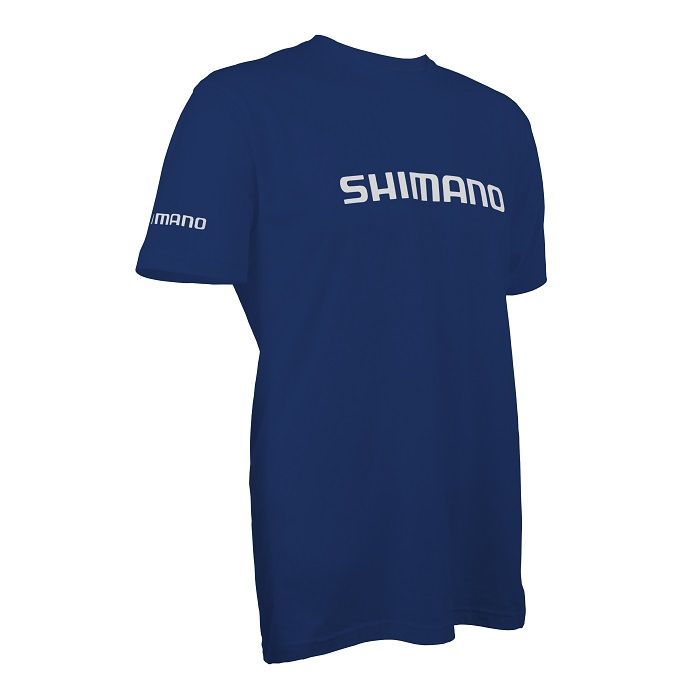 Shimano Ringspun Short Sleeve T-Shirt Royal Medium | ATEERSSSMRB