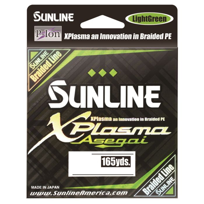 Sunline Xplasma Asegai 12lb 165yd Light Green Braided Line