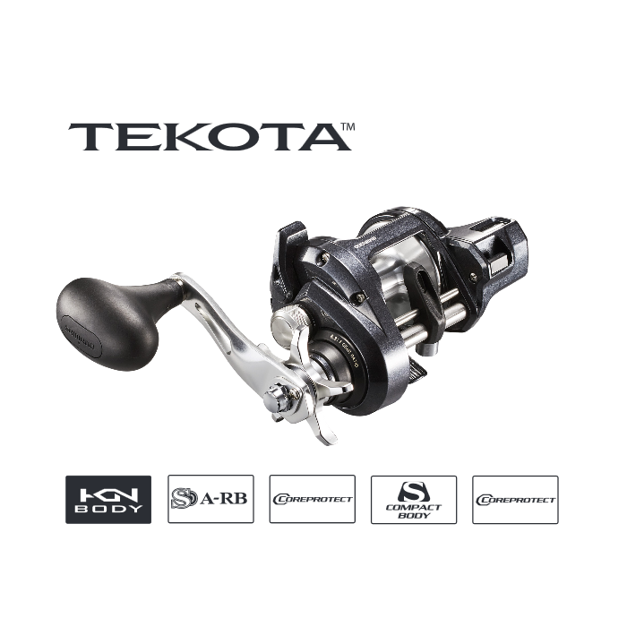 Shimano Tekota 500HGLCA 6.3:1 Line Counter Casting Reel | TEK500HGLCA