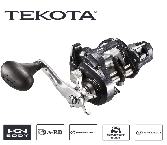 Shimano Tekota 501HG Left Hand Round Fishing Reel 6.3:1 TEK501HGA Tekota A 